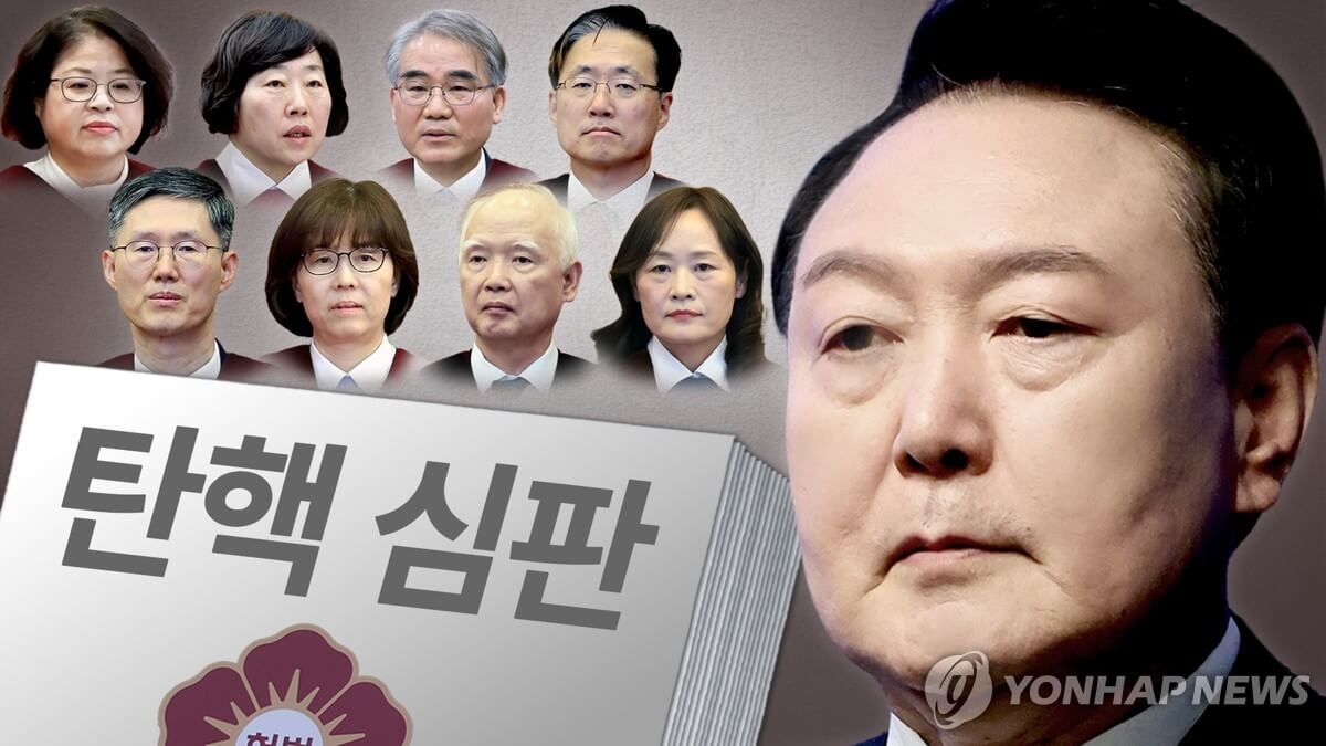 헌법재판관 8인 성향 탄핵 결과