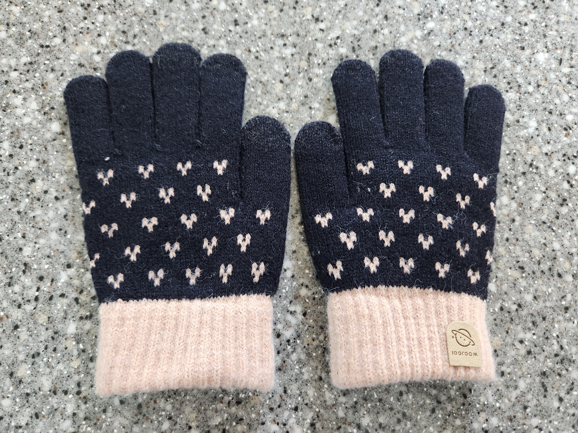 어린이 겨울장갑 터치장갑 잘쓰고다녀요