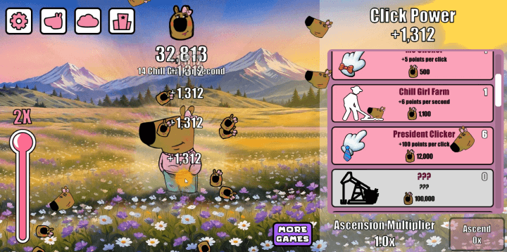 칠걸을-클릭하고-점수를-획득하는-화면