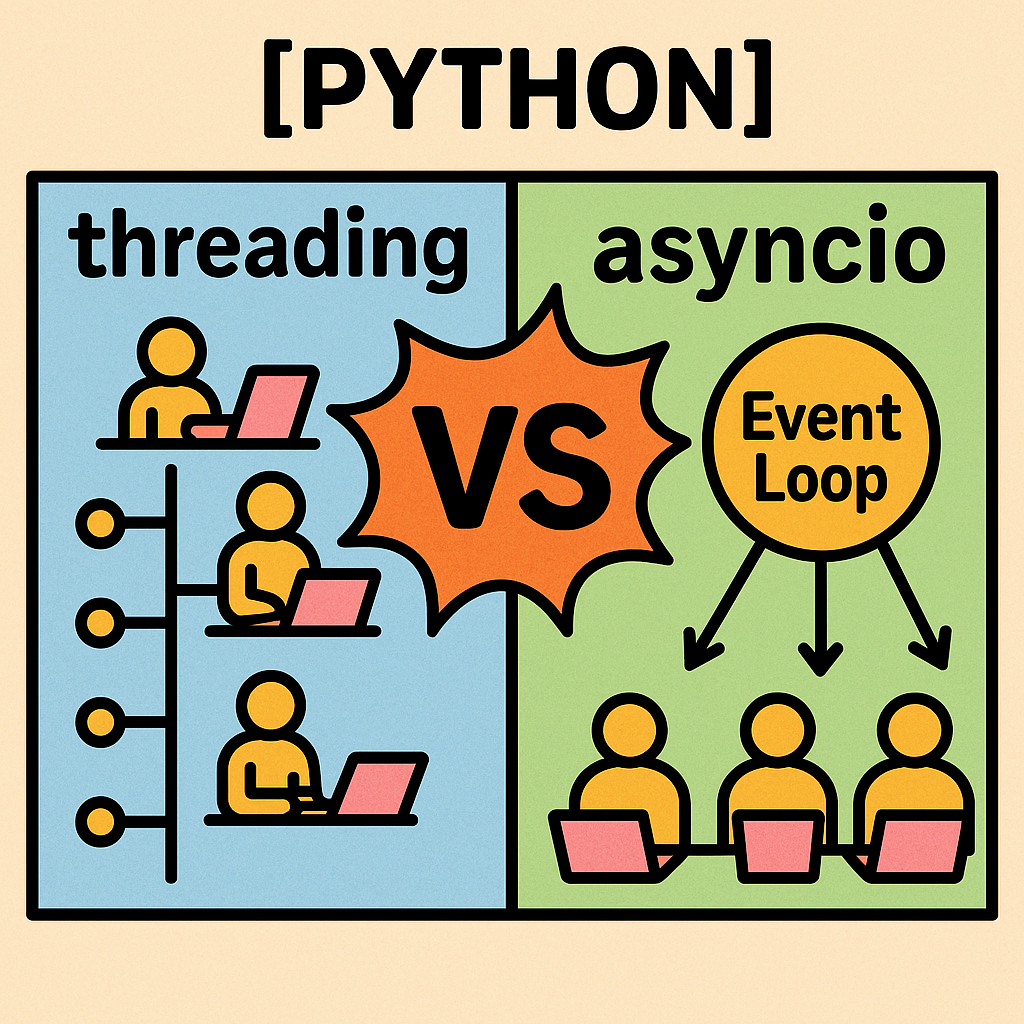 threading vs asyncio : 진짜 효율적인 동시성은 무엇인가?