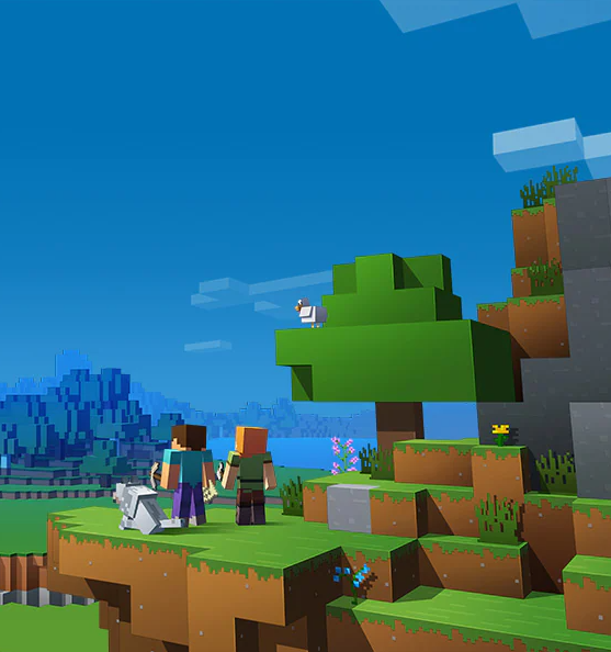 마인크래프트 공식 홈페이지 메인 사진