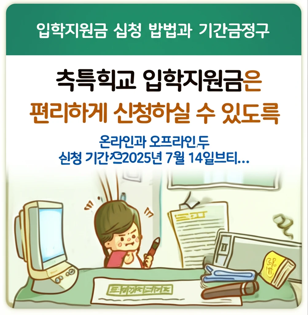 2025 금정구 초등학교 입학 지원금..