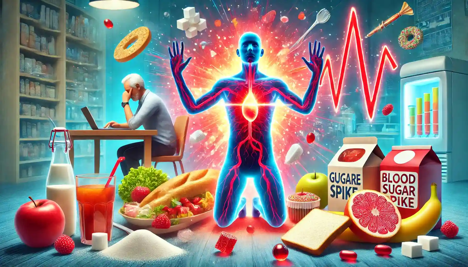 혈당 스파이크 원인 관련 이미지