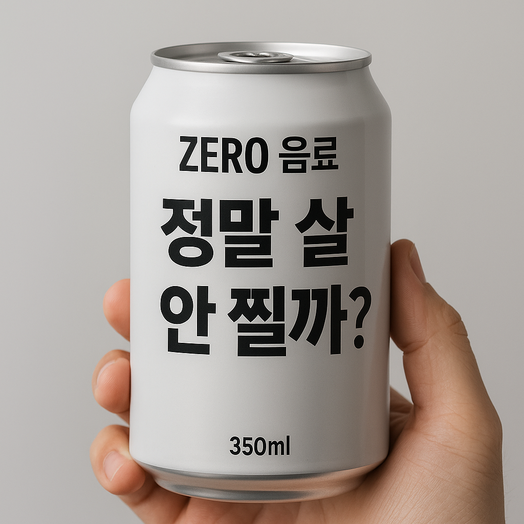 제로음료 정말 살 안 찔까 인공감미료와 혈당반응의 진실