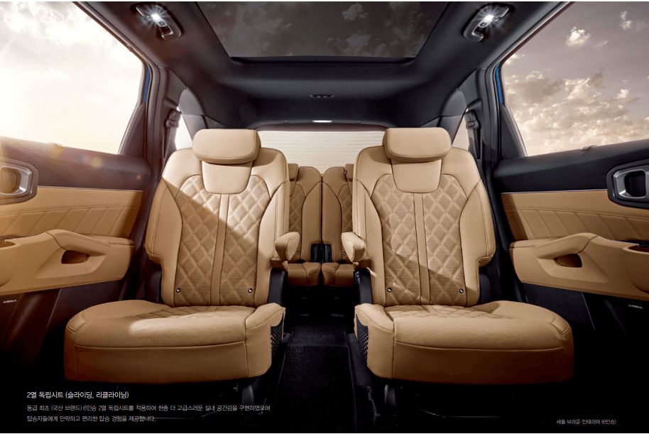 쏘렌토 하이브리드 실내