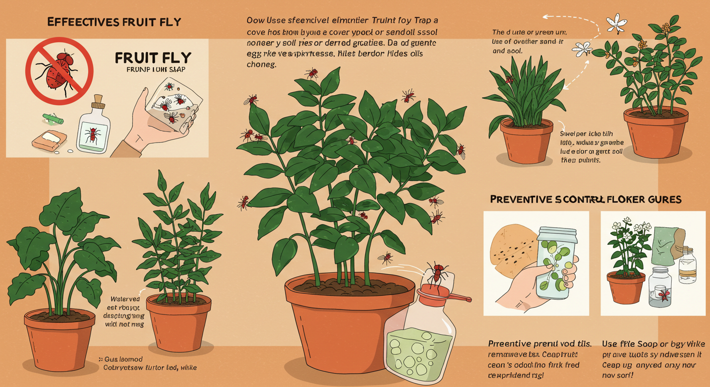 화분에 초파리가 생기는 이유는 무엇인가요?