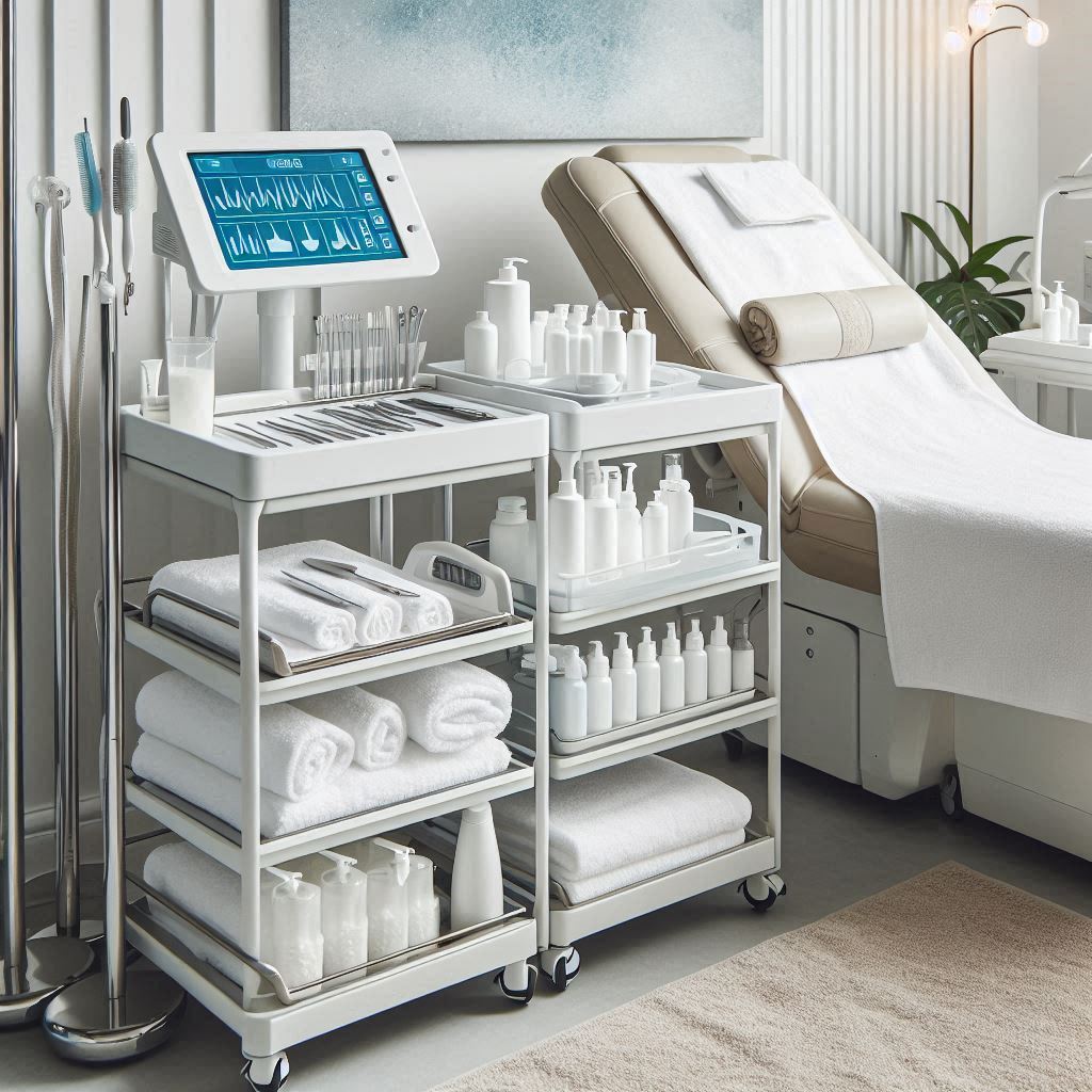 피부,체형관리 샵 배경