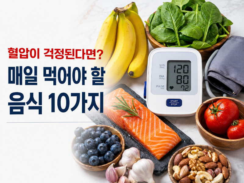 alt="고혈압 낮추는 천연 음식과 혈관 건강 식단"
