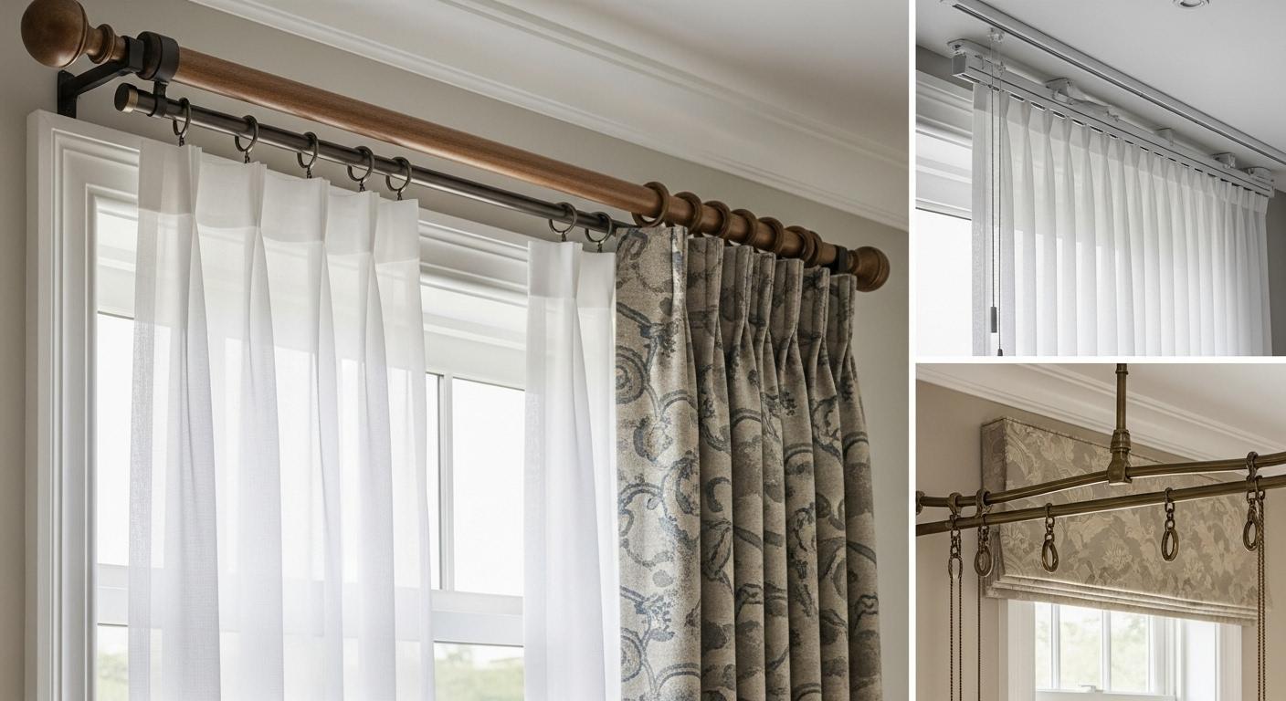 커튼 레일 종류