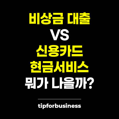 비상금-대출-신용카드-현금-서비스-뭐가-나을까