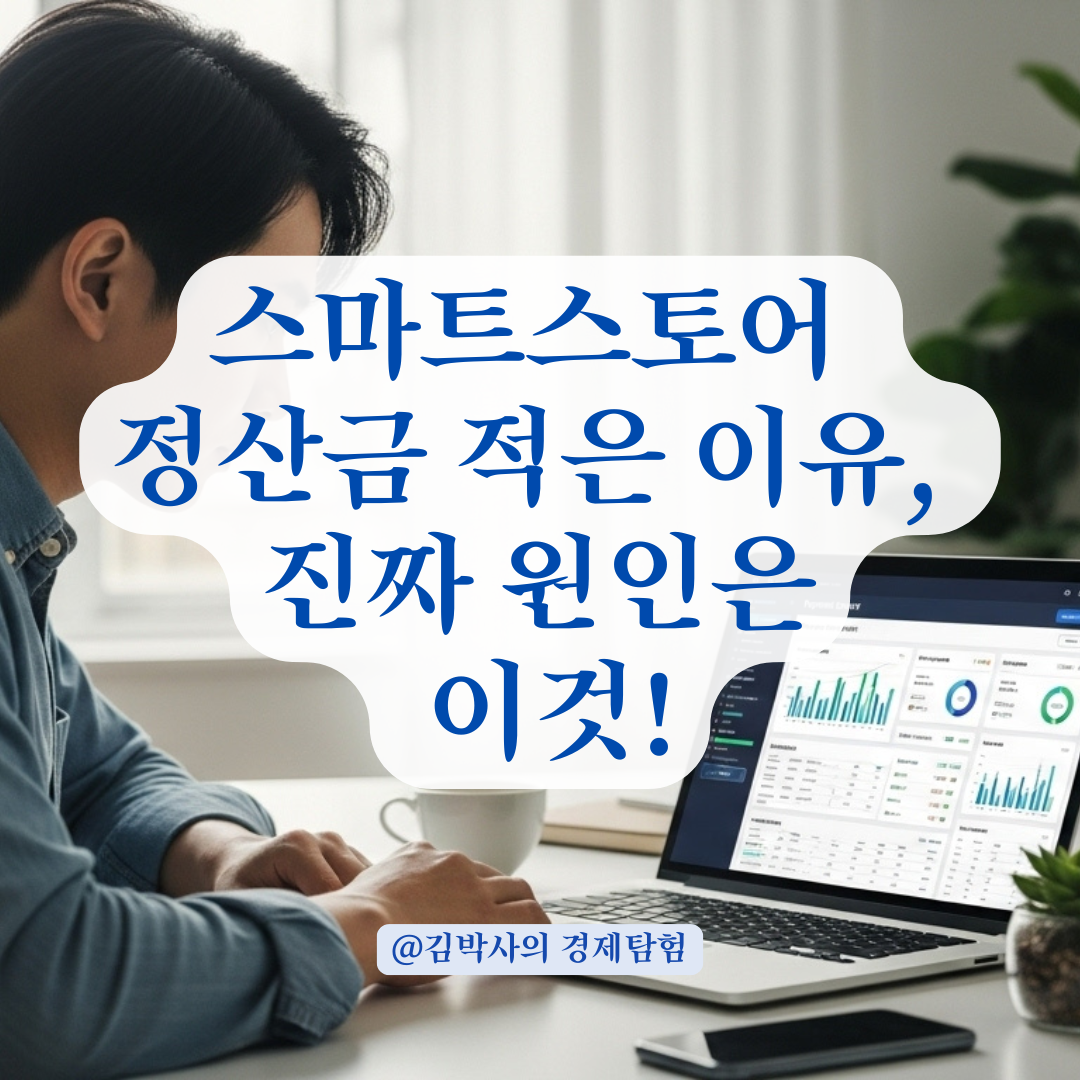 네이버 스마트스토어 정산금액이 적은 이유, 실제 사례로 완벽 정리.