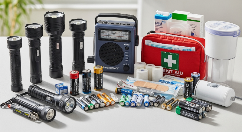 비상용품 및 식수 확보