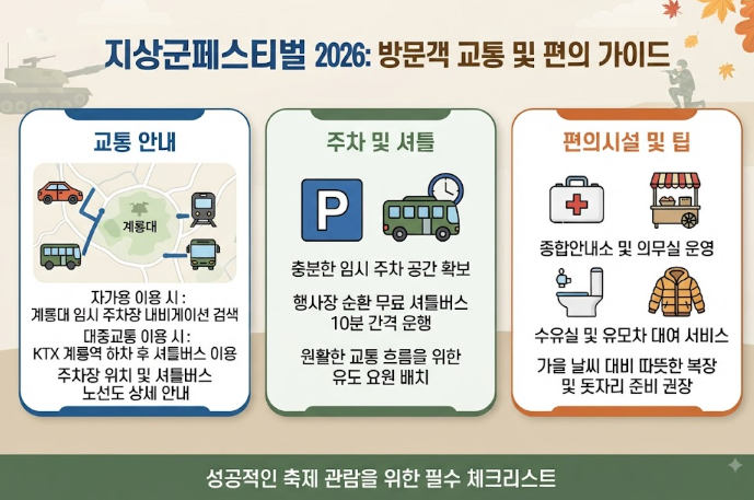 지상군페스티벌 체험 프로그램