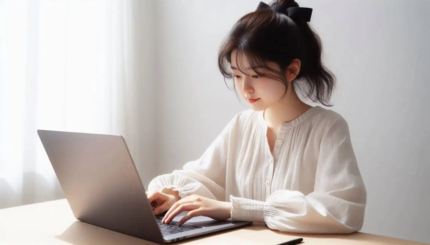 직장가입자-피부양자-등록-방법을-알아보는-여성의-모습