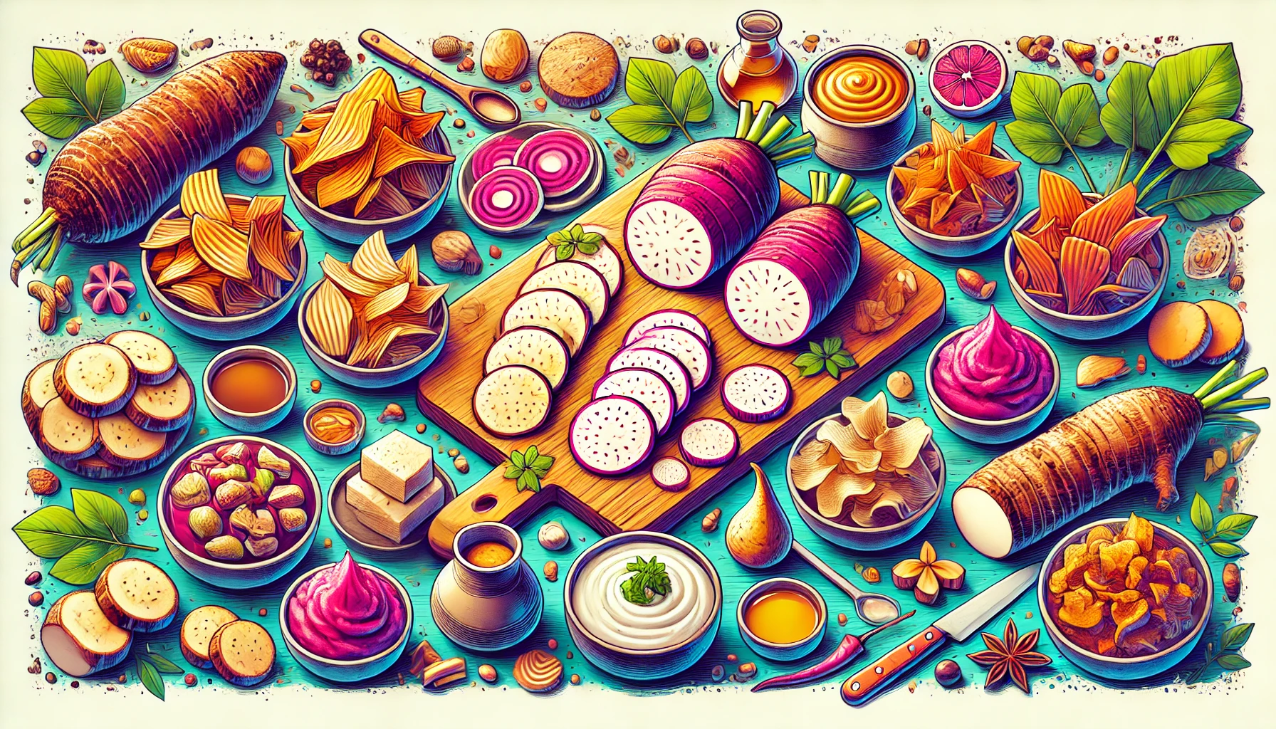 타로 뿌리의 활용법 및 조리법