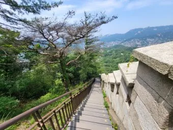 북악산 등산코스 개방 코스 둘레길 가는길_24