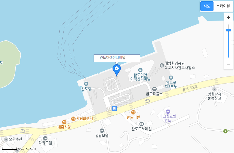 완도 제주 여객선 터미널