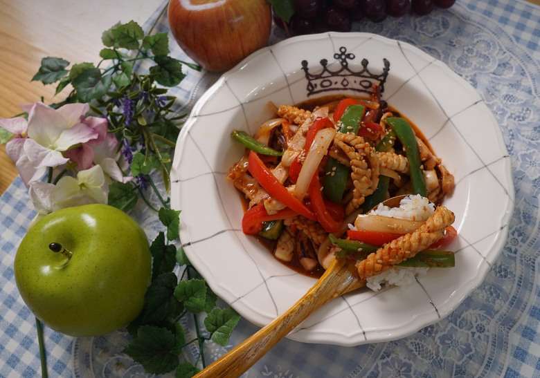 오징어볶음 사진