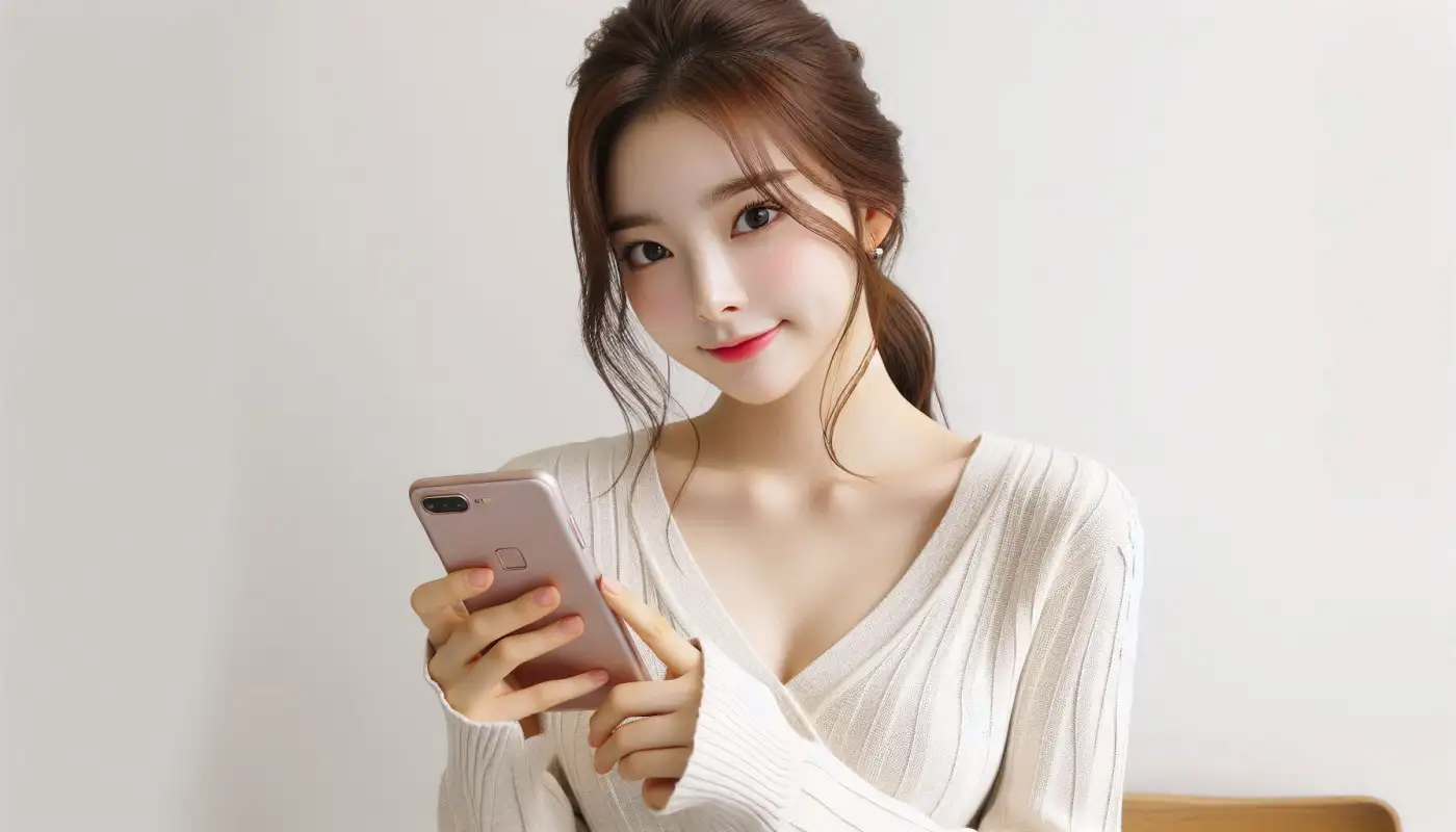 에이닷-전화-삭제-방법을-알아보는-여성의-모습