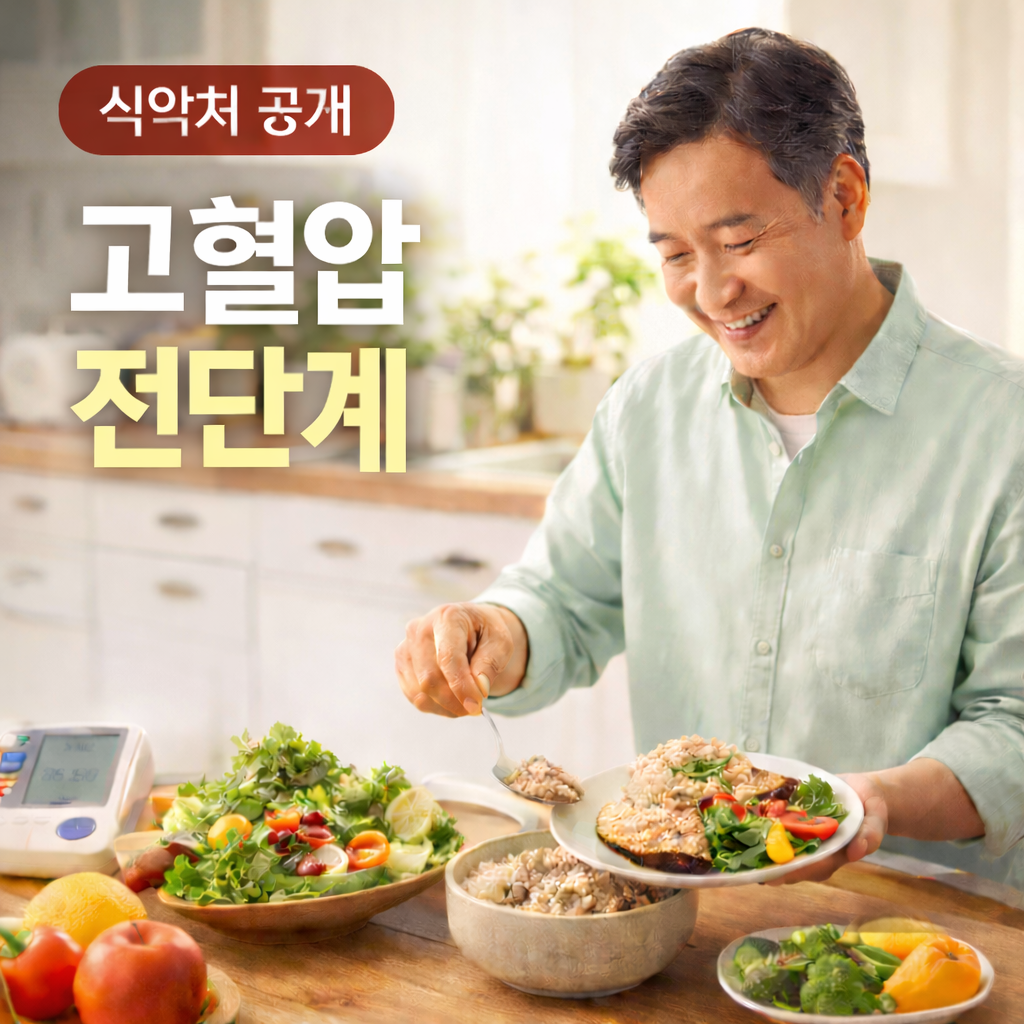 고혈압 전단계, 식생활로 관리하세요