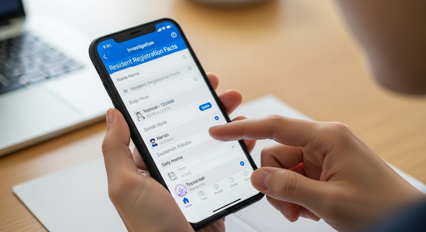 주민등록 사실조사 비대면