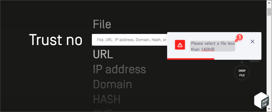 140MB 용량 제한