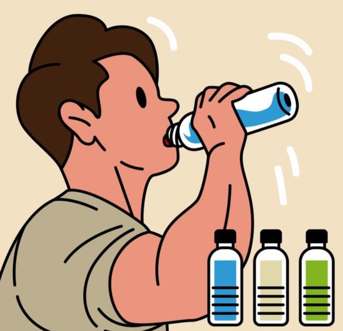 꾸준히 수분 섭취하기