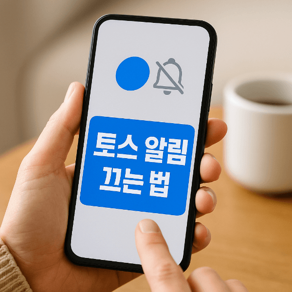토스 앱 알림 끄는 방법 스마트폰 화면