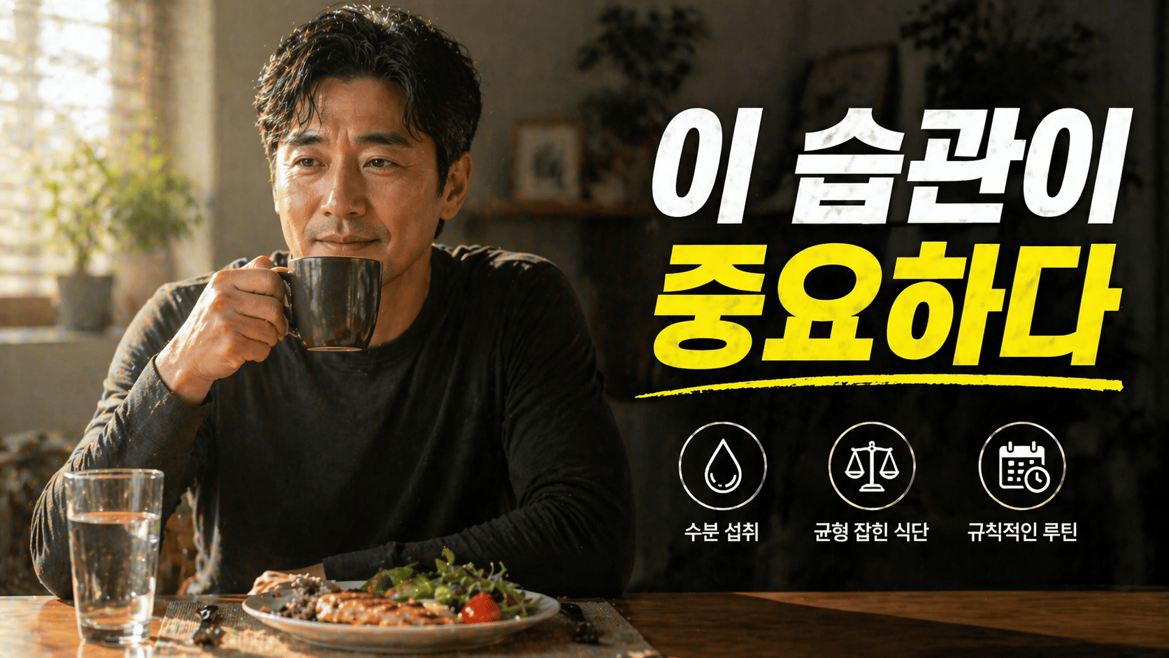 40대를 위한 건강한 커피 습관