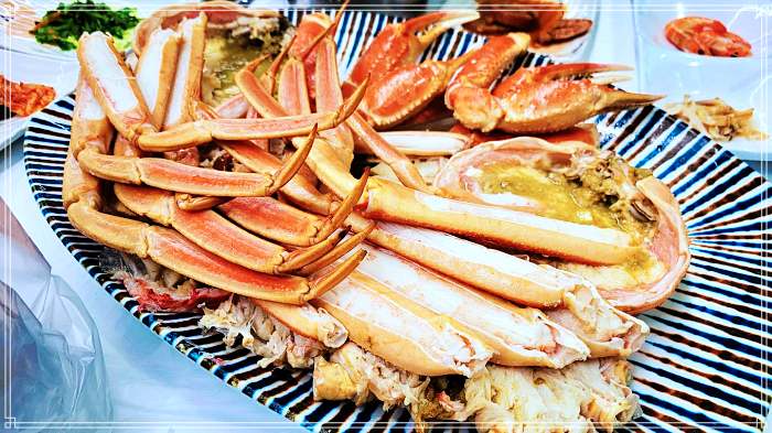 속초, 영금정, 동명항 맛집 현지인 맛집, 살 수율 대박, 대게 요리