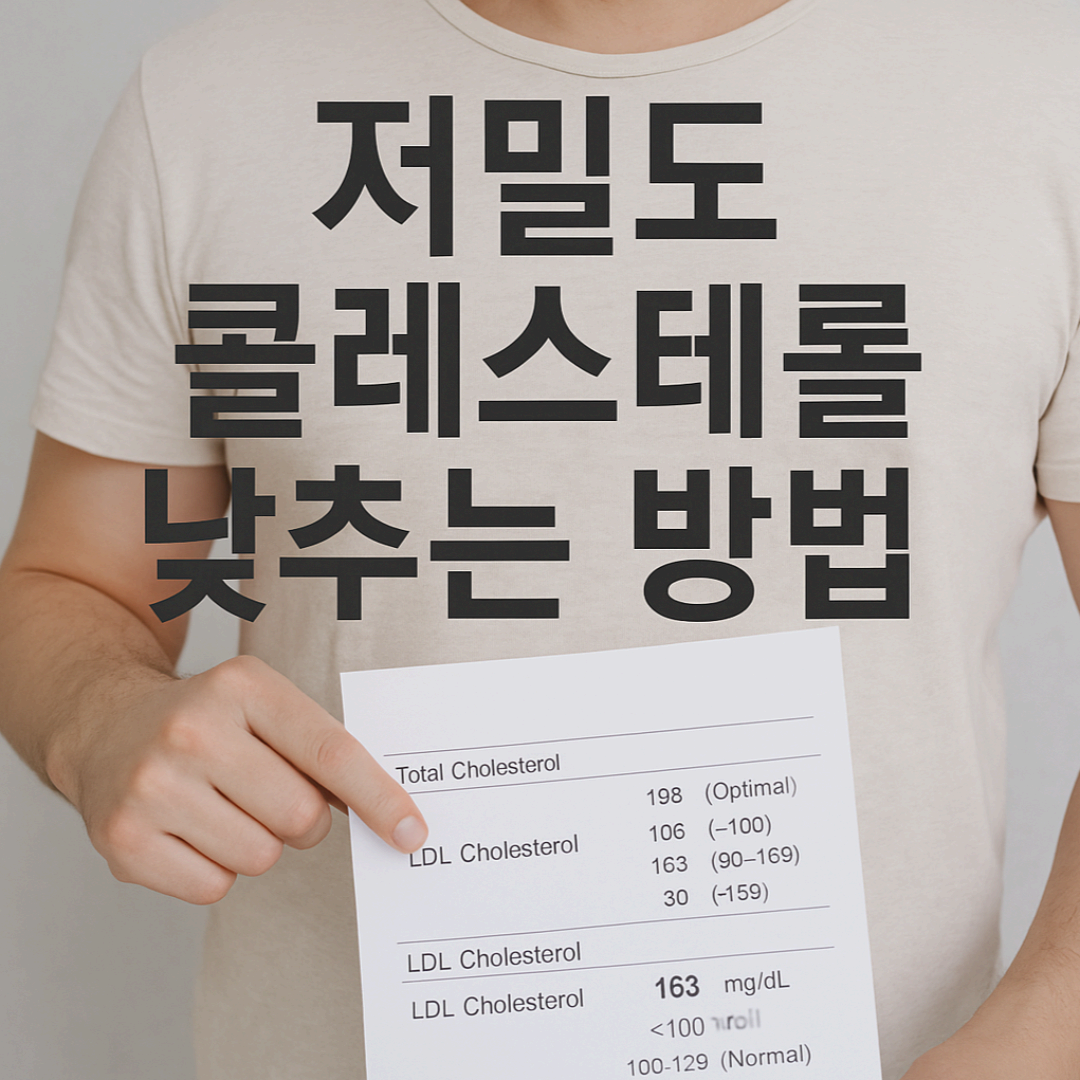 저밀도 콜레스테롤이란 혈관 속 기름덩어리