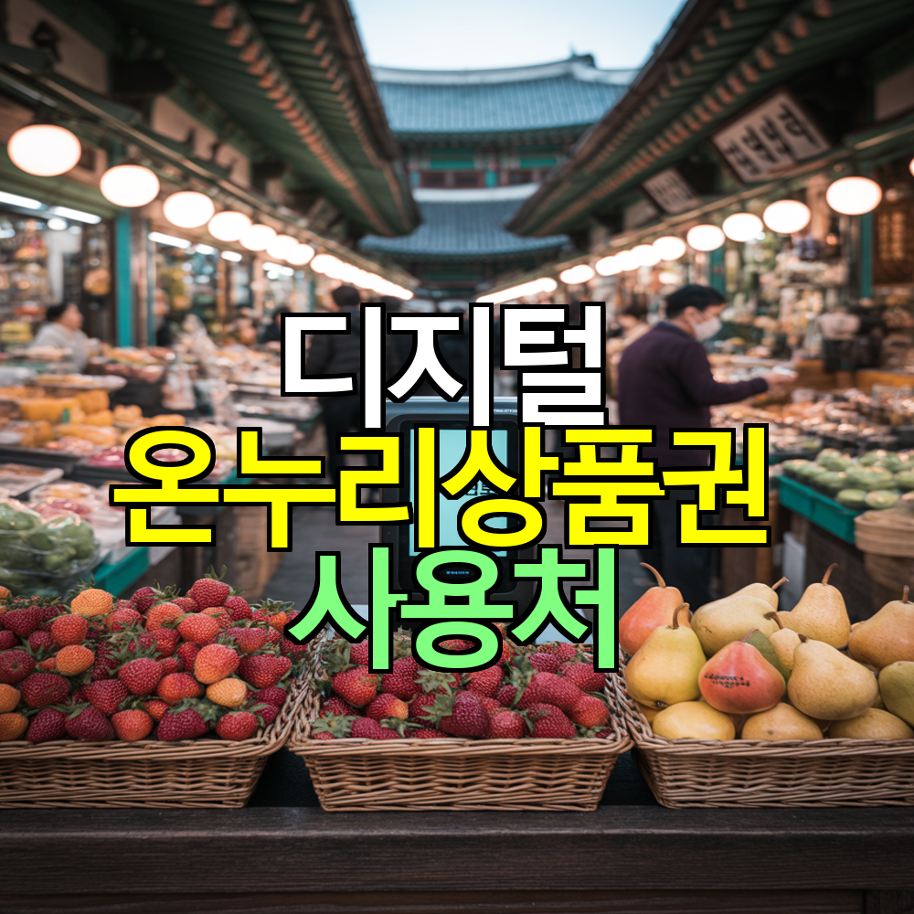 디지털 온누리상품권 사용처 ❘ 오프라인&middot;온라인 200% 활용법