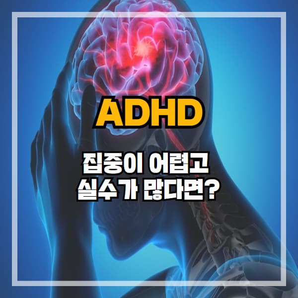 ADHD, 산만한 성격이 아닙니다 – 뇌에서 시작되는 질환입니다