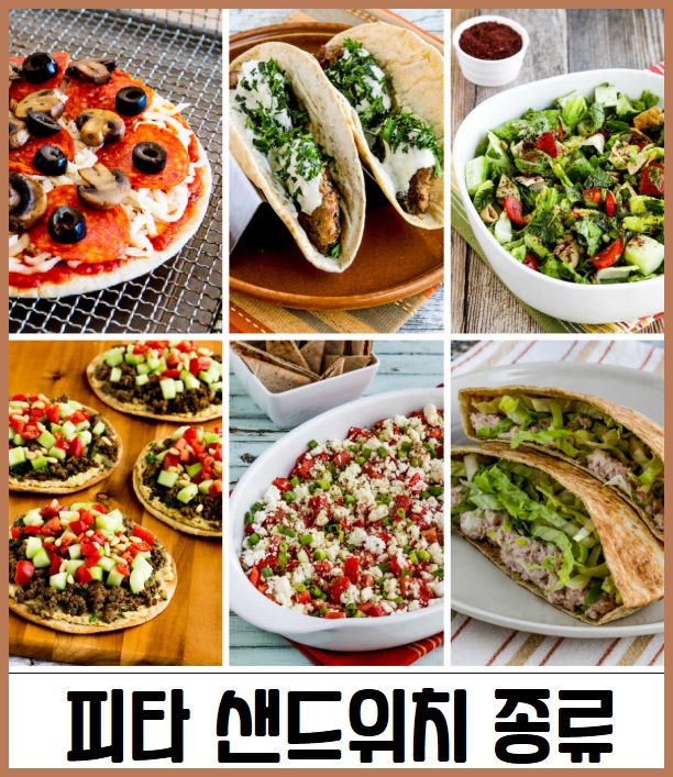 피타 샌드위치 종류