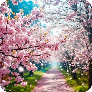 벚꽃길 이미지