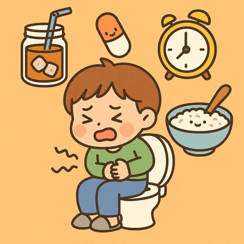 장 기능 회복을 상징한 편안한 장면