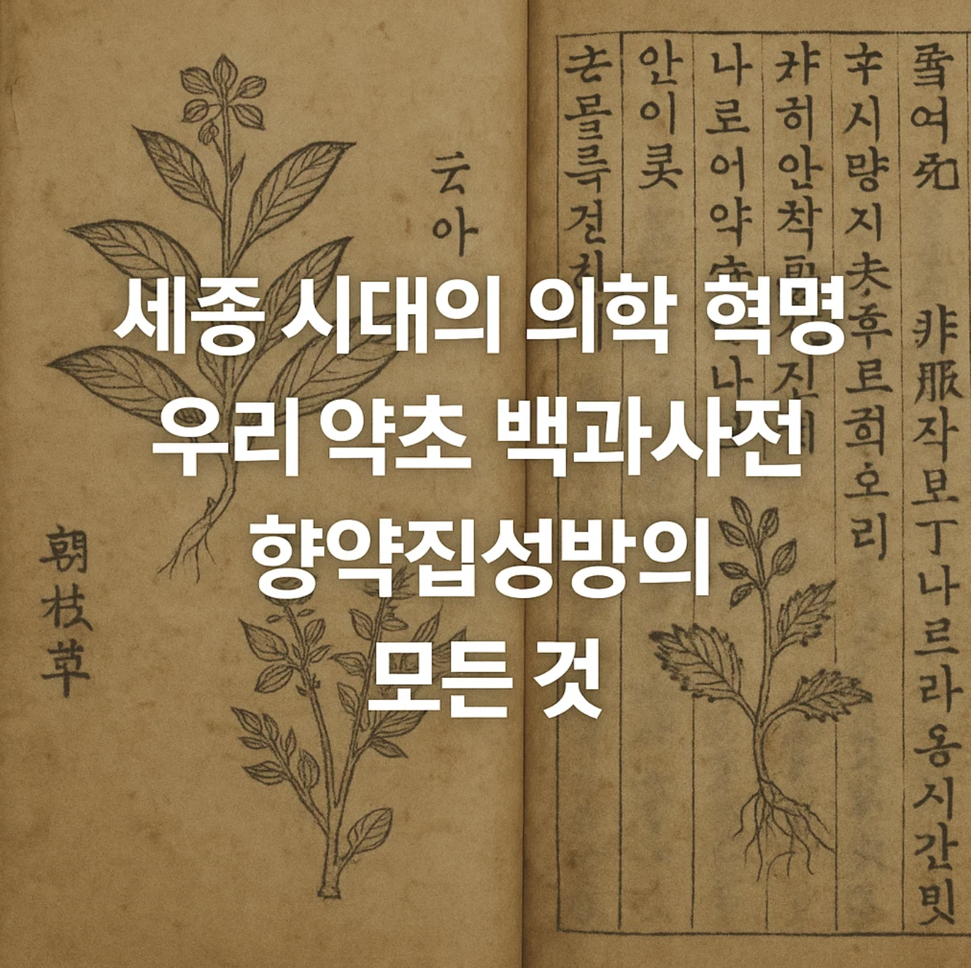 세종 시대의 의학 혁명, 우리 약초 백과사전 향약집성방의 모든 것