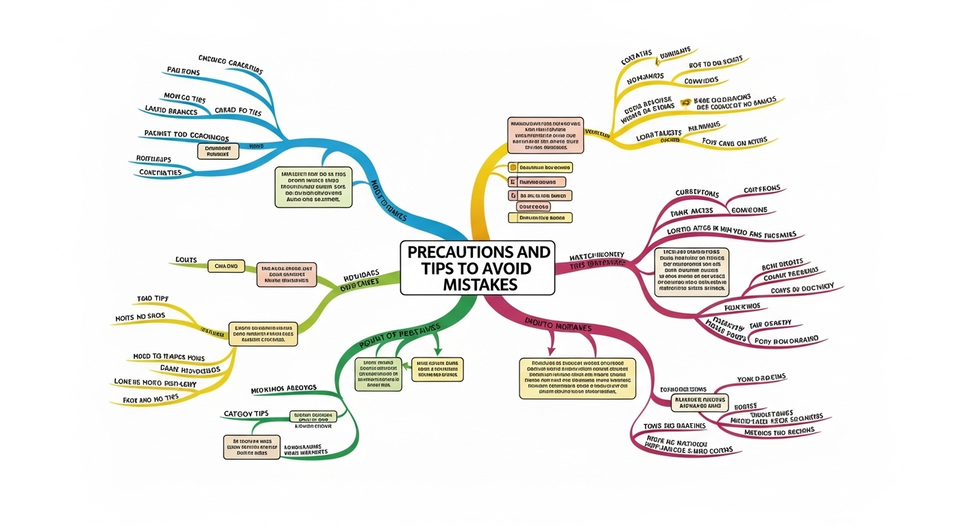 주의사항 및 실수 방지 팁