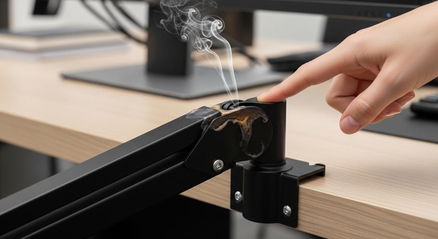 발열 모니터암 문제 해결 포인트