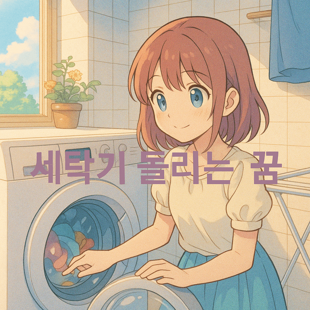 세탁기 돌리는 꿈 해몽