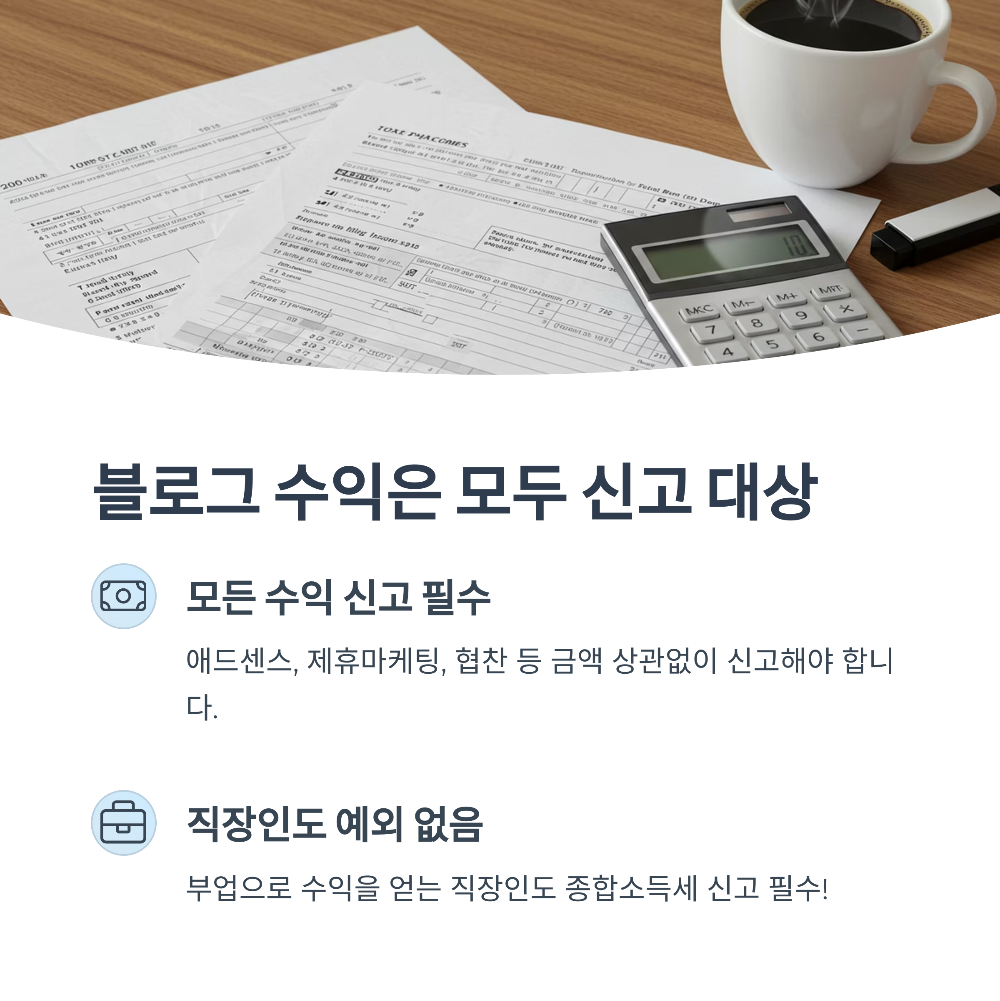 블로그 수익 종합소득세 신고 완전정복 (2025년 최신 가이드)