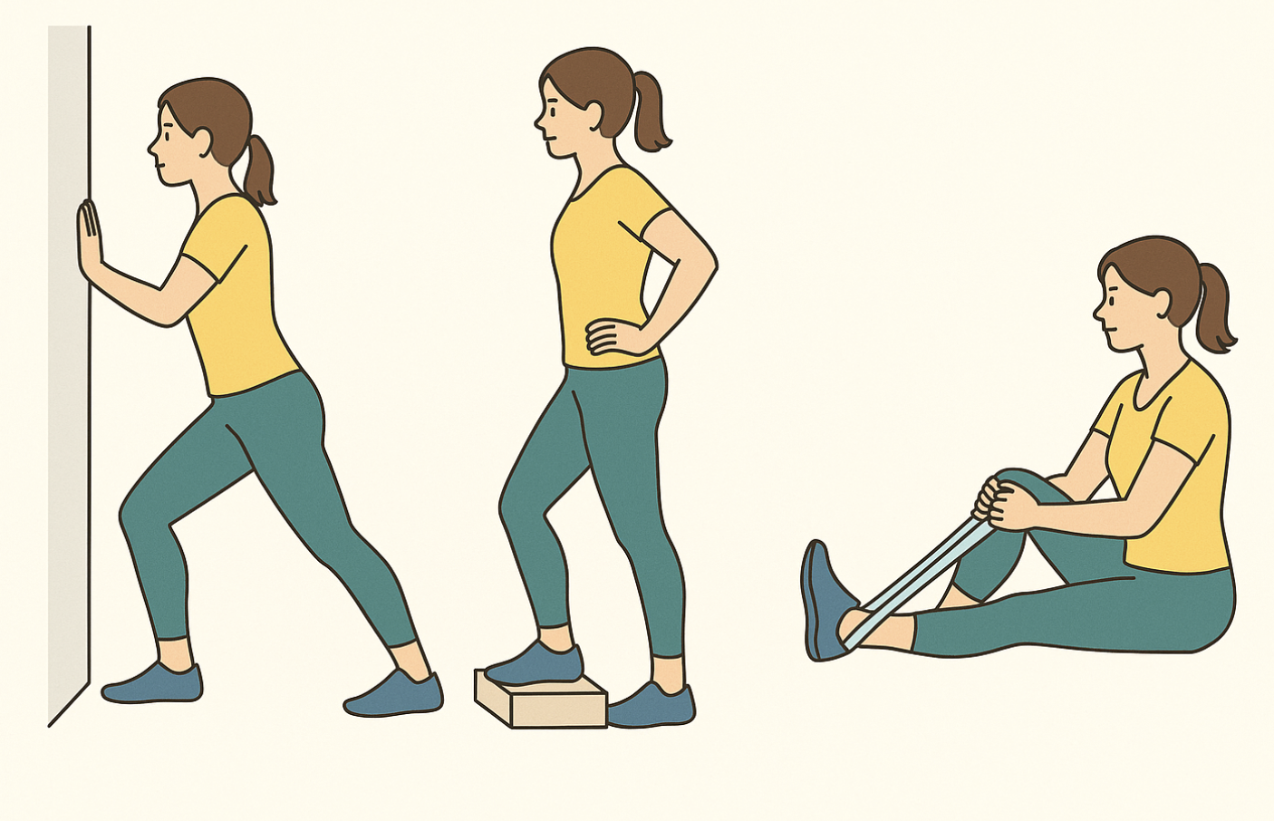 종아리 스트레칭 이미지