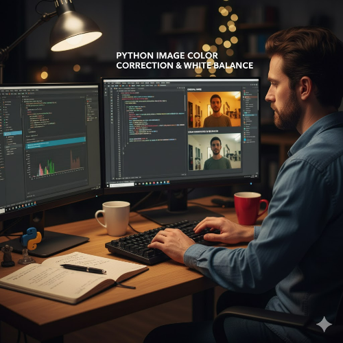 Python으로 이미지 색상 보정(Color Correction) 및 화이트 밸런스 적용