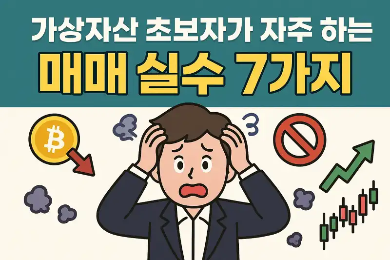 가상자산 초보자가 자주 하는 매매 실수 7가지