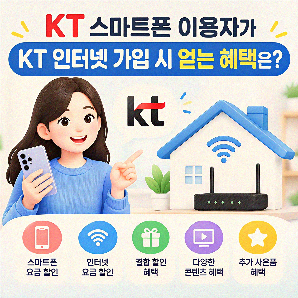 KT 인터넷 가입, 스마트폰 쓰면서 알아볼 때 궁금한 점들