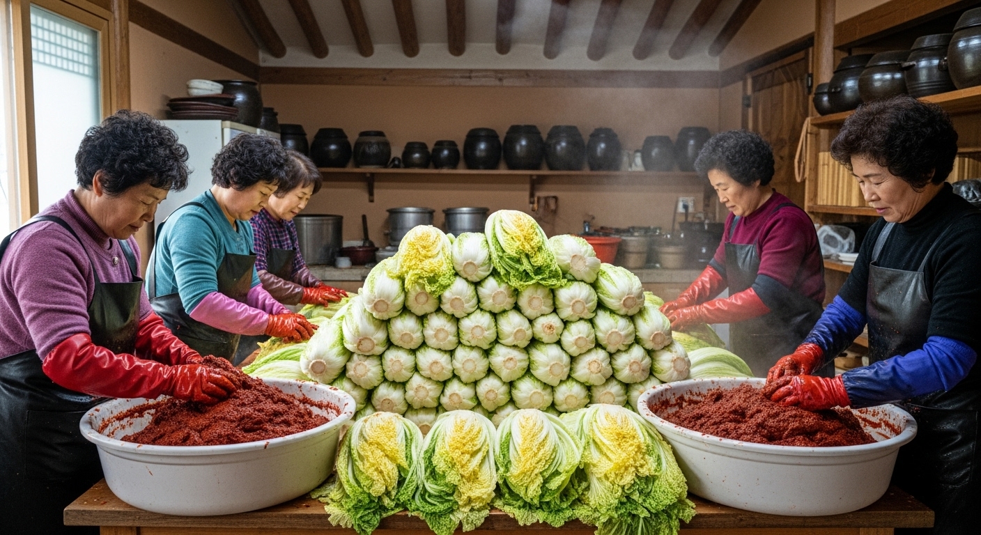 김장 재료 준비사진