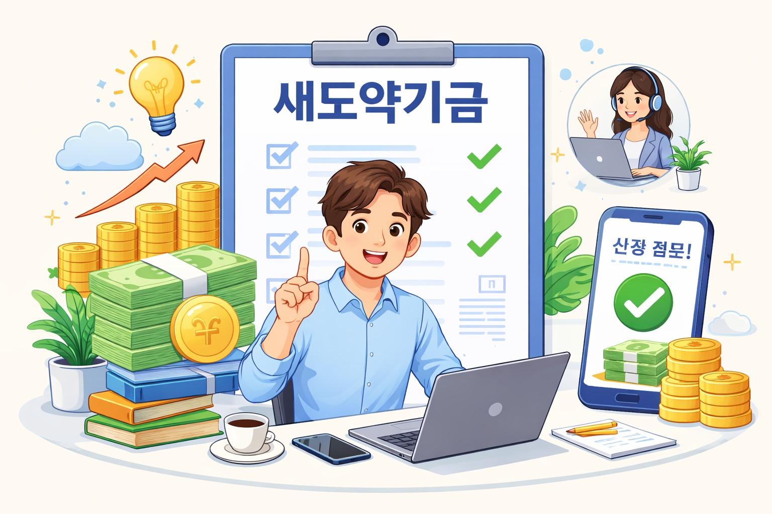 새도약 기금 체크 리스트 이미지