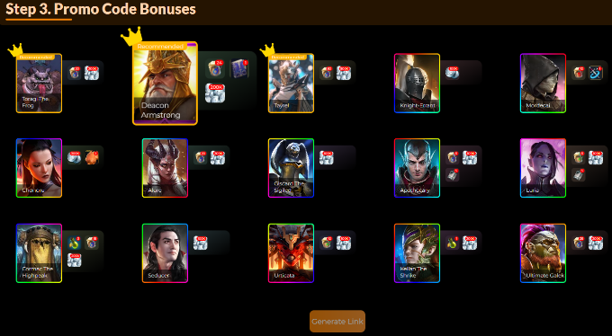 레이드 그림자의 전설 게임 신규 유저 에픽 챔피언 3명 프로모션 받는 방법