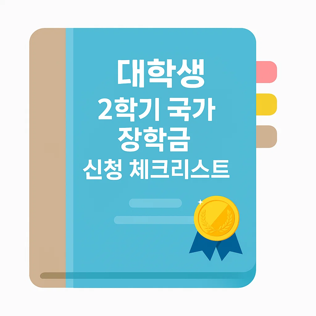 대학생 2학기 국가 장학금 신청 체크리스트(+2025)