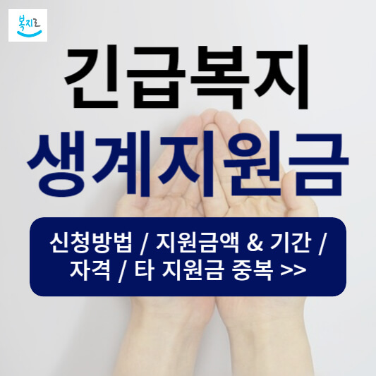 긴급지원 생계지원금 썸네일